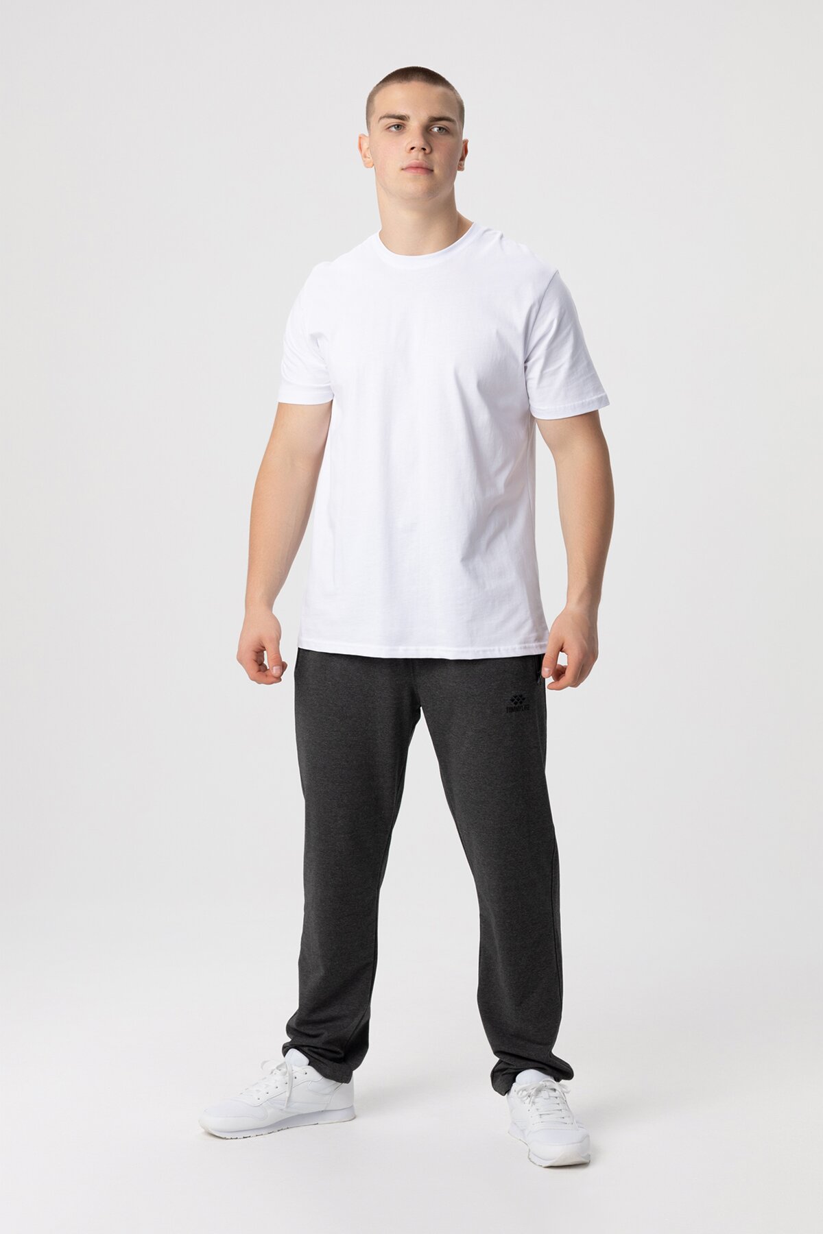 Спортивні штани чоловічі Tommy life 84508 4XL Графітовий (2000989983828D)  Фото №4