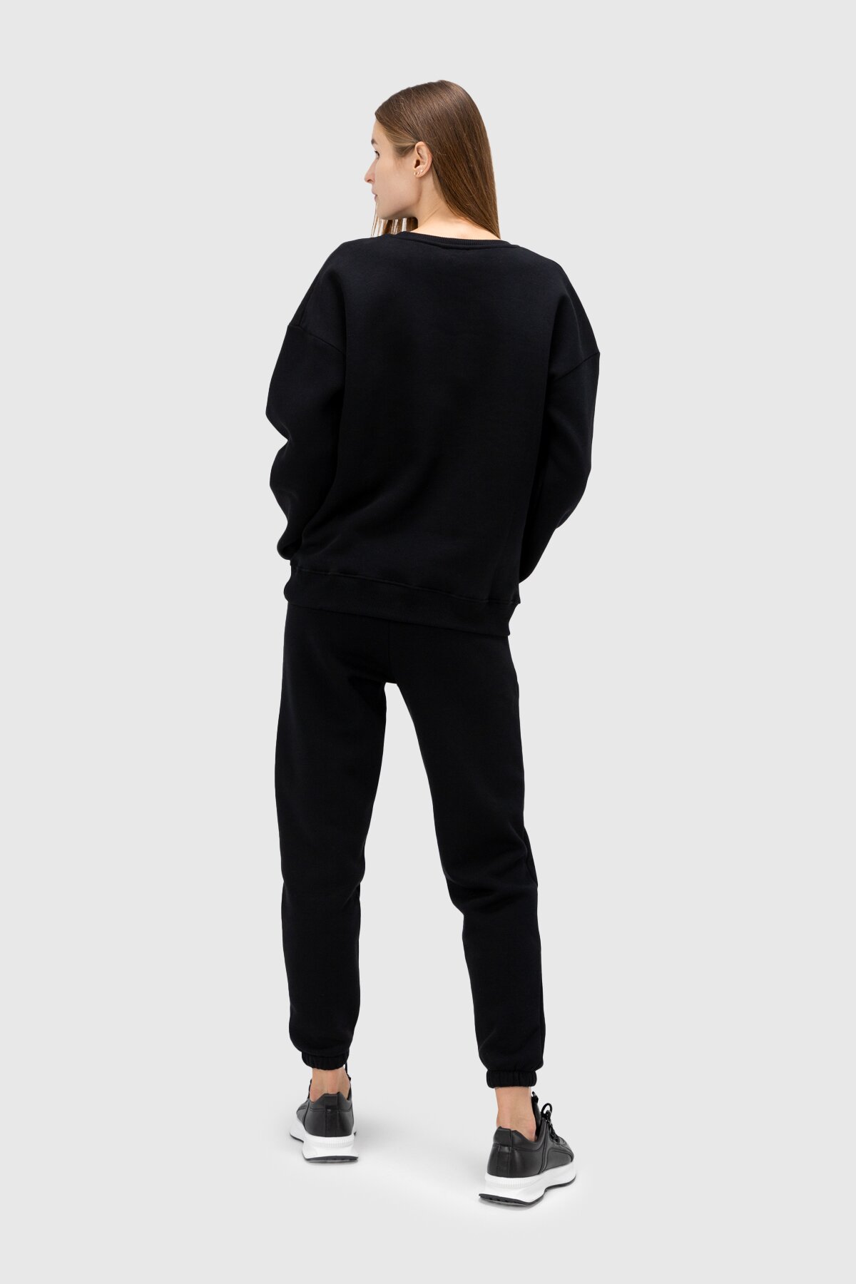 Спортивные штаны женские On me Onme-07 baza XS Черный (2000990043108W)  Фото №4