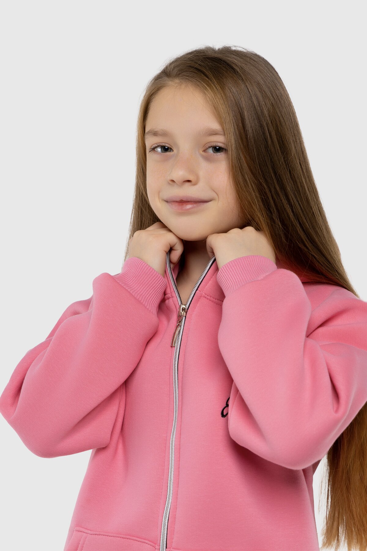 Спортивный костюм (худи, штаны) для девочки Ecrin 4610 110 см Розовый (2000990093318W)  Фото №3