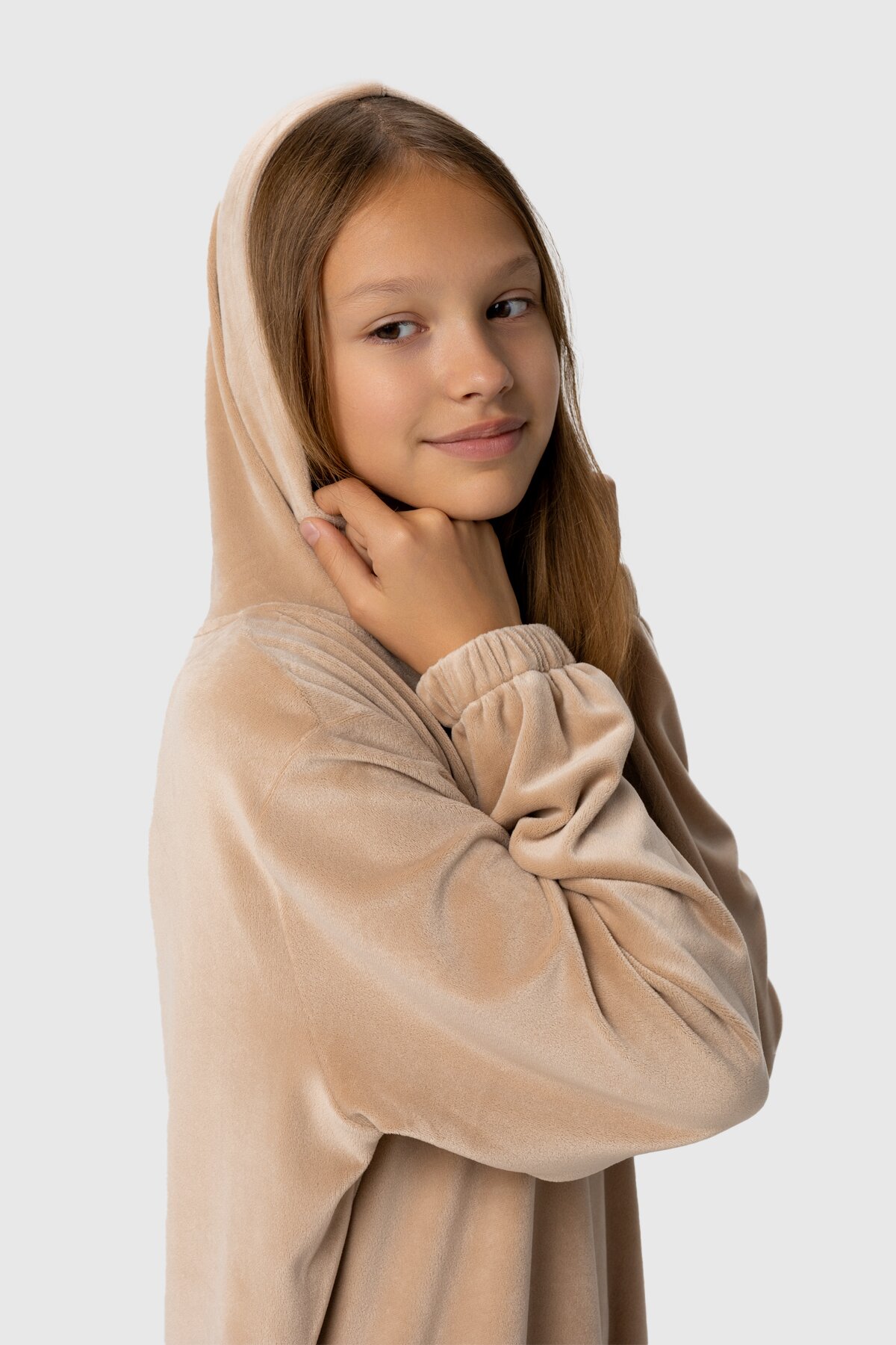 Спортивный костюм (кофта, штаны) для девочки MAGO T371 146 см Бежевый (2000989956686D)(SC)  Фото №2