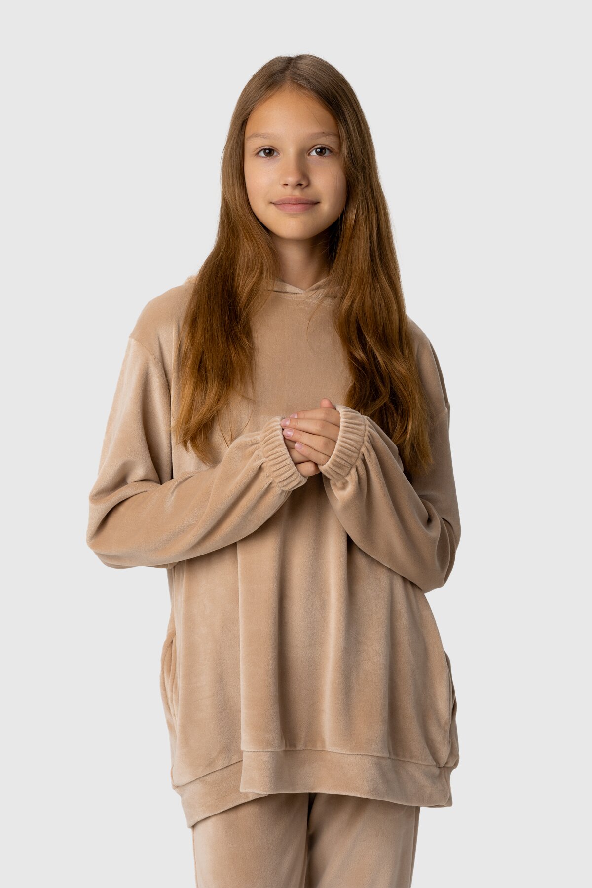 Спортивный костюм (кофта, штаны) для девочки MAGO T371 146 см Бежевый (2000989956686D)(SC)  Фото №4