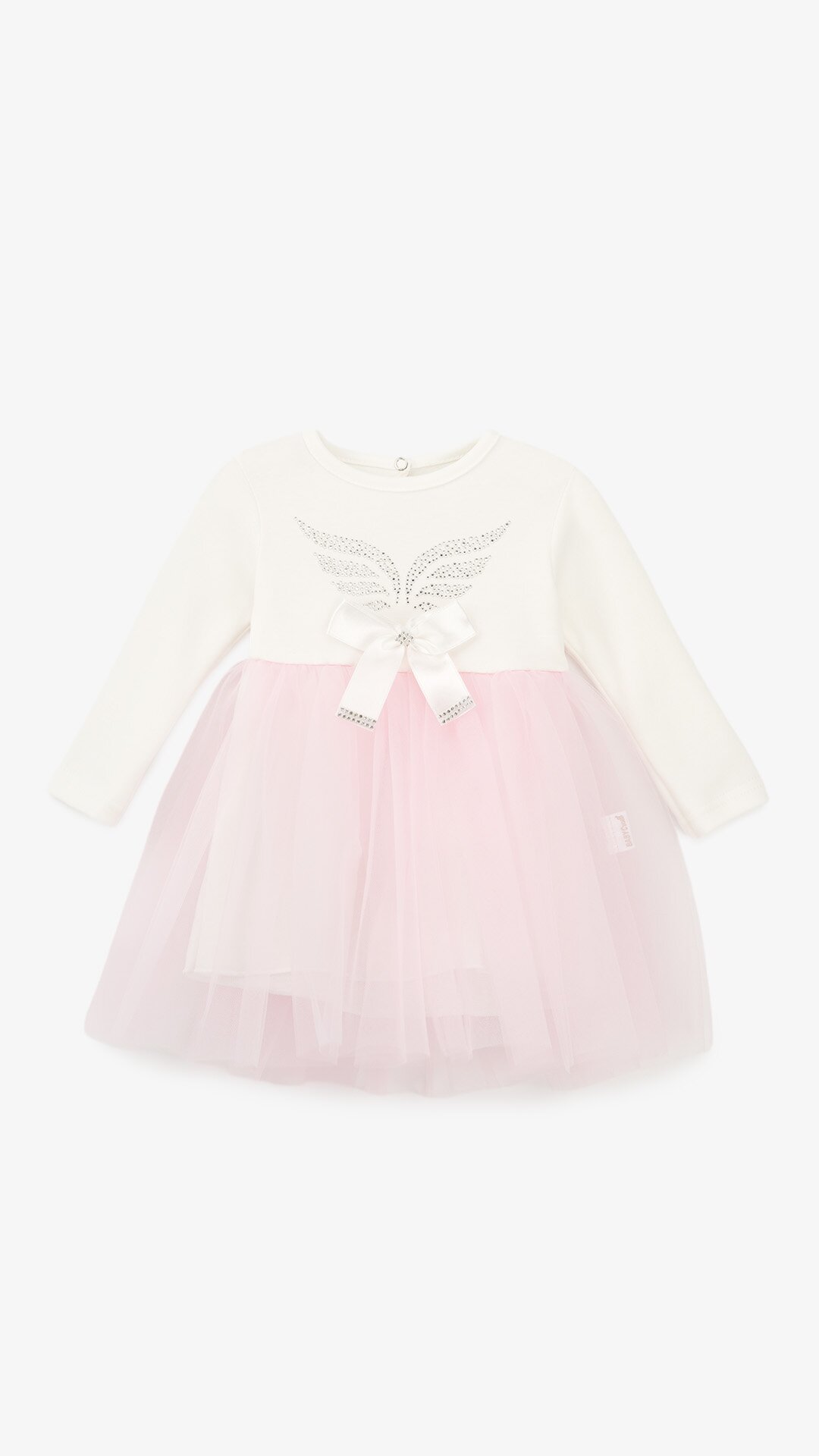 Купити Сукня для дівчинки Mini Papi 9544 74 см Рожевий Артикул: 2000999350276 Фото повноекранне №1