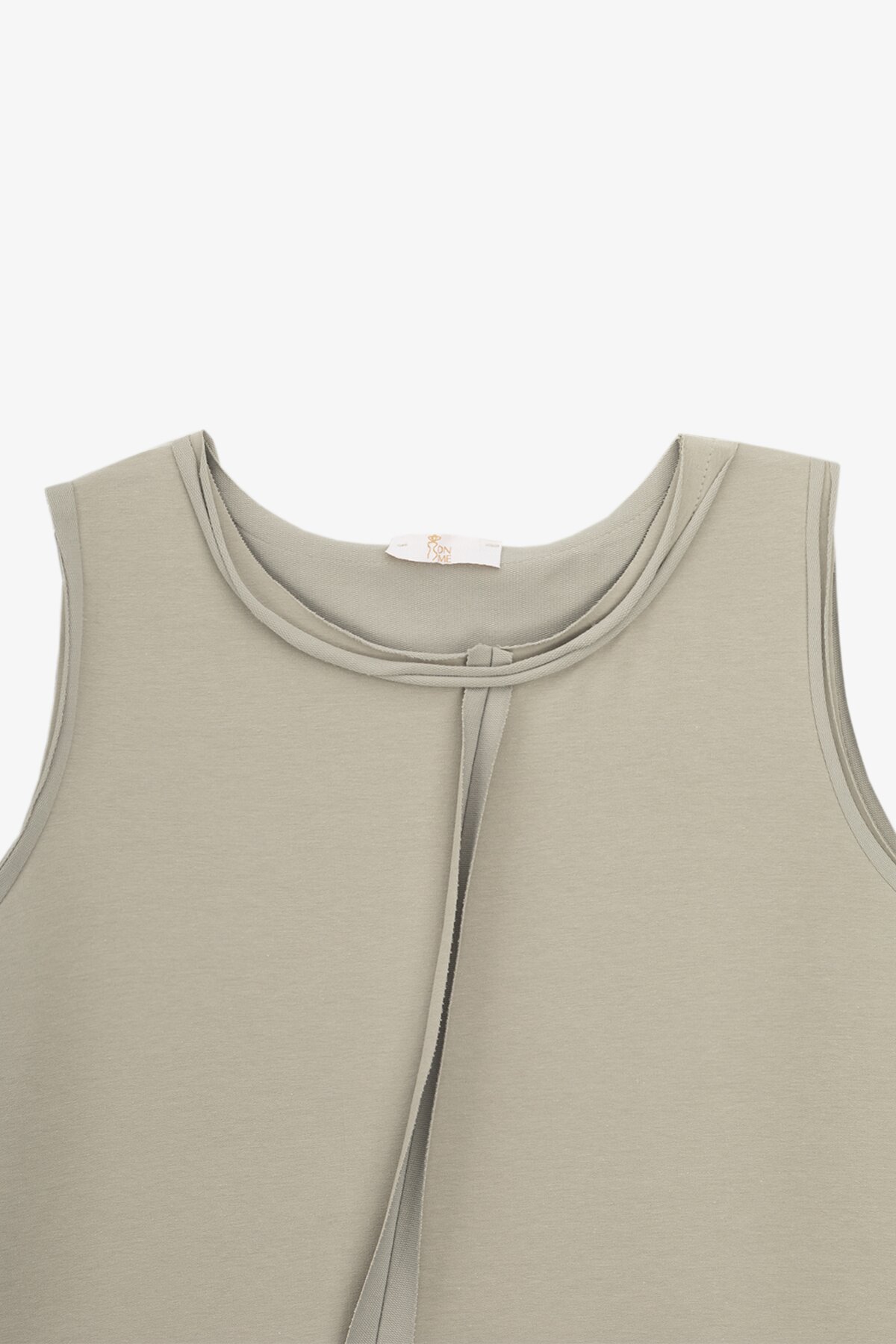 Платье однотонное женское Poncik 25099 One Size Серо-оливковый  Фото №7
