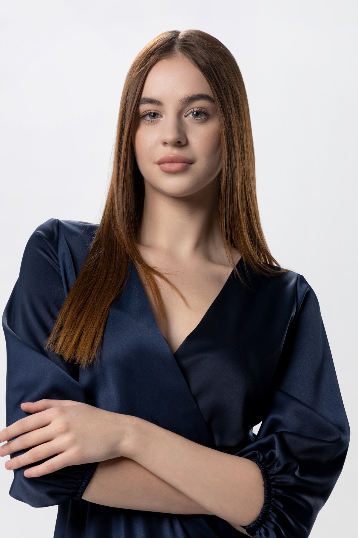 Сукня вечірня однотонна жіноча 2349 XS Синій (2000990278197D)  Фото №2