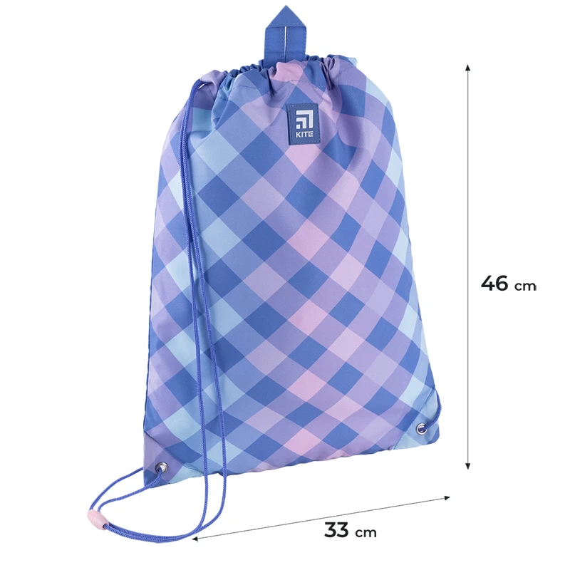 Сумка для форми та взуття для дівчинки Kite K24-600M-3 Блакитний (4063276106742A)(SC)  Фото №1