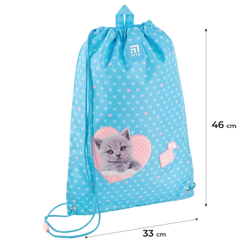Сумка для форми та взуття для дівчинки Kite SP24-600M-2 Блакитний (4063276106278A)(SC)  Фото №1