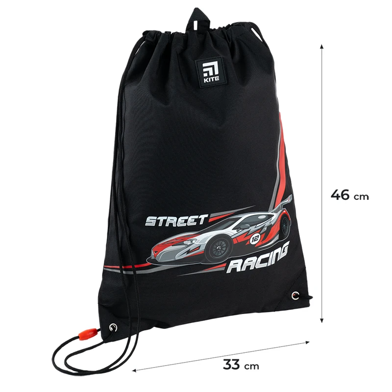 Сумка для форми та взуття для хлопчика Kite K24-600M-2 Чорний (4063276106735A)(SC)  Фото №1