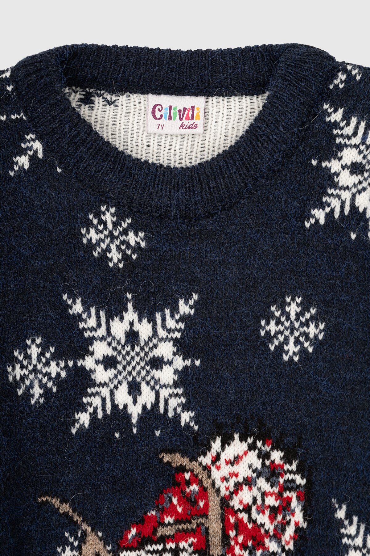 Свитер детский Cilivili AC020-1 116 см Темно-синий (2000990164483W)(NY)(SN)  Фото №8