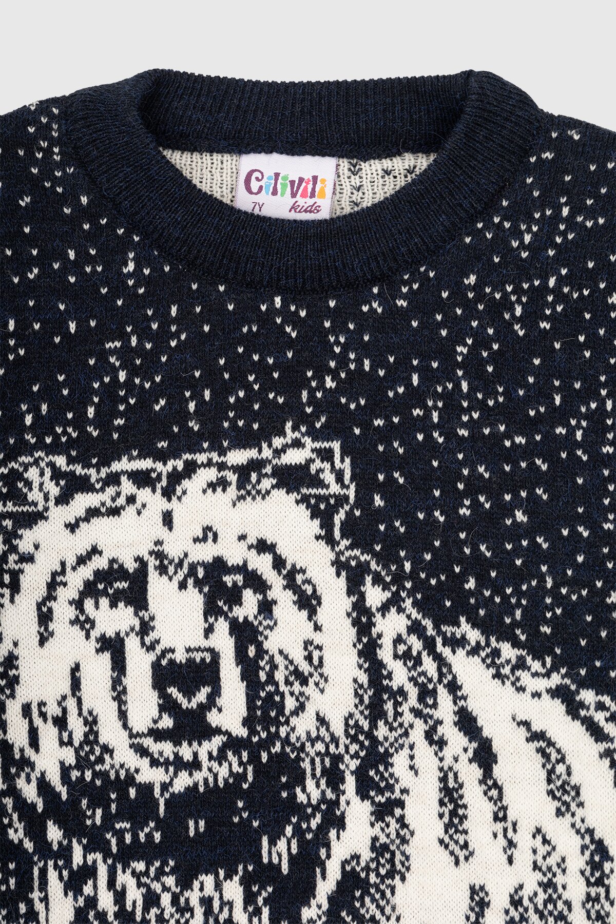 Свитер однотонный для мальчика Cilivili 434 116 см Синий (2000990167590W)  Фото №11