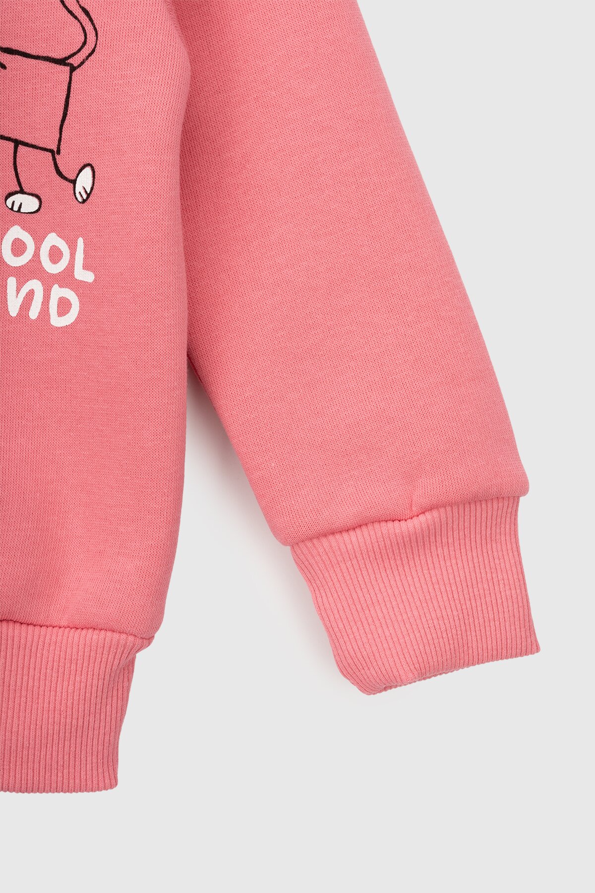 Світшот з принтом для дівчинки First Kids 866 86 см Рожевий (2000990132062W)  Фото №3