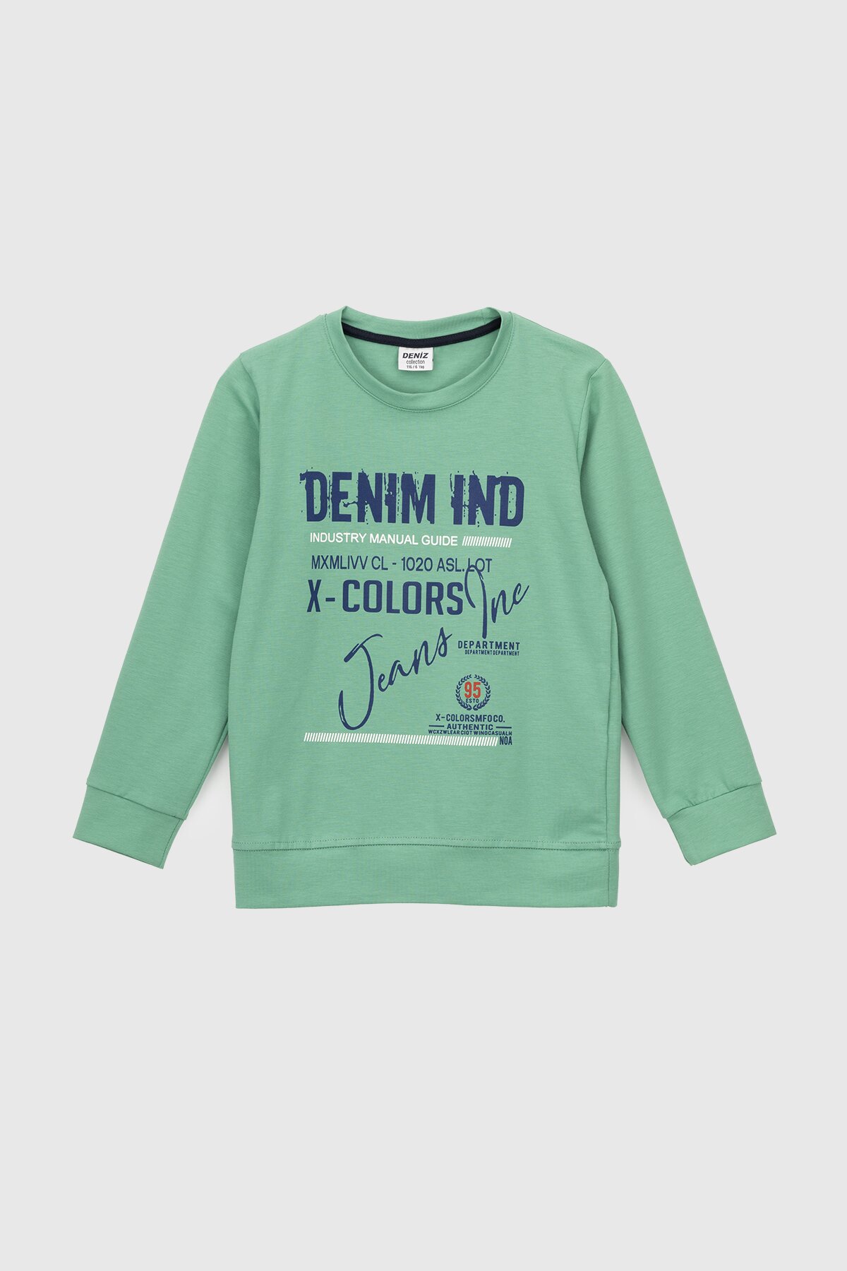 Світшот з принтом для хлопчика Deniz 05022 98 см Зелений (2000990438164D)  Фото №6