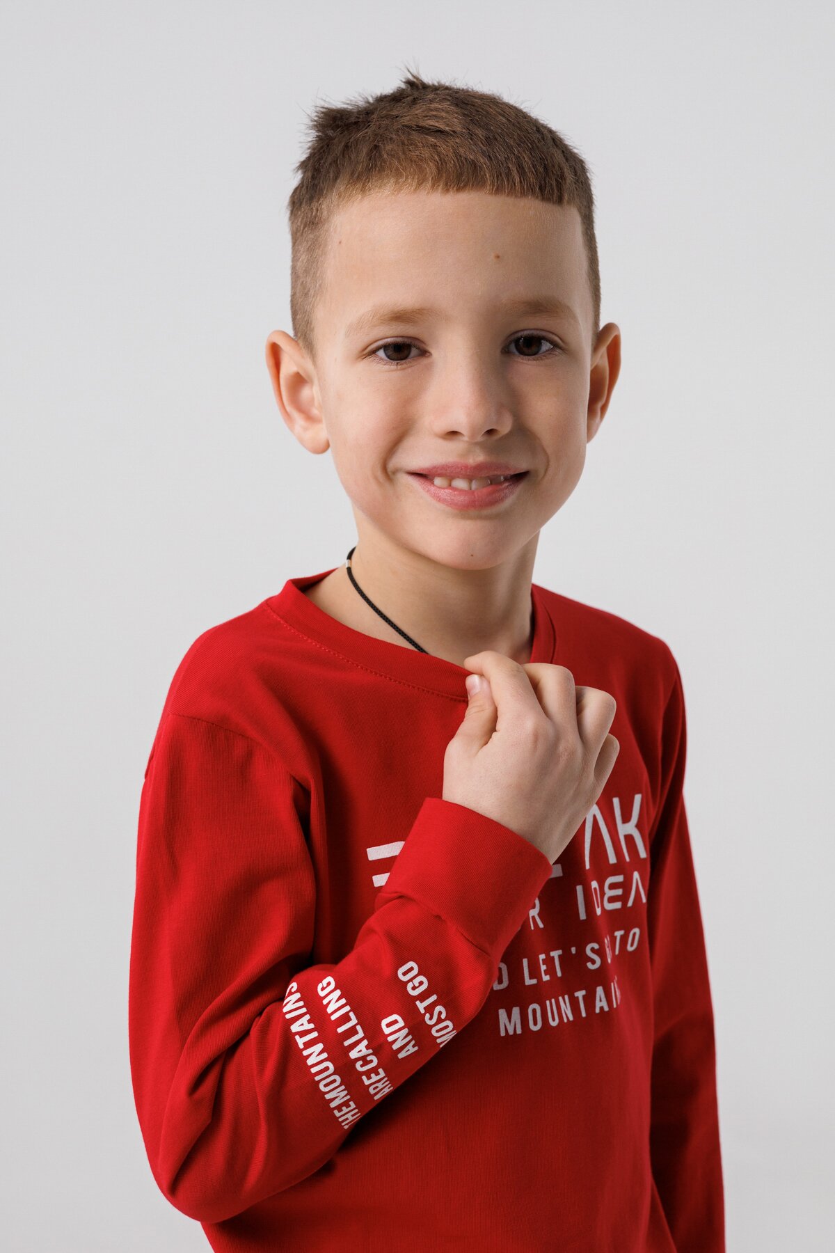 Світшот з принтом для хлопчика Deniz 05023 98 см Червоний (2000990438300D)  Фото №2