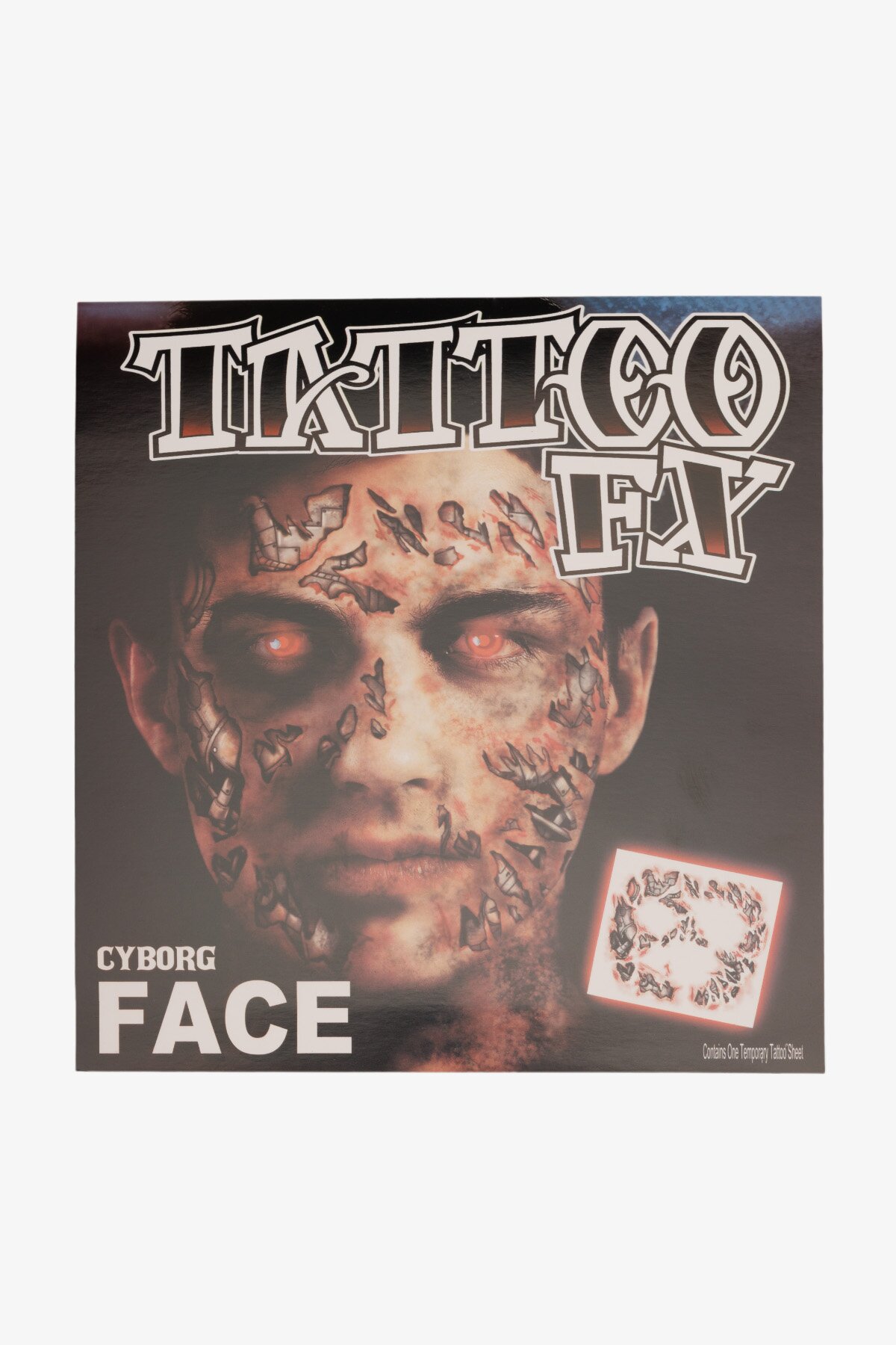 Тату CYBORG FACE K-308 Разноцветный (2000990800916)  Фото №1