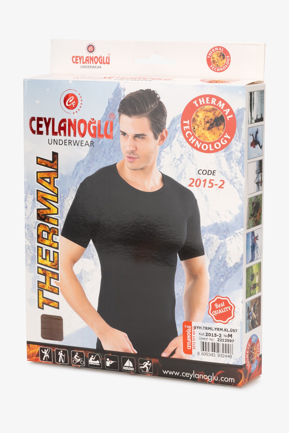 Термофутболка мужская Ceylanoglu 2015-2 2XL Черный (2000902899748W)  Фото №8