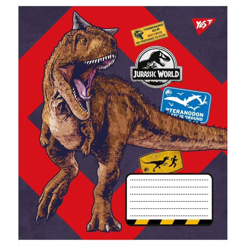 Тетрадь ученическая «Jurassic world» YES 766271 12 л. (4823092274311)(SC)  Фото №3