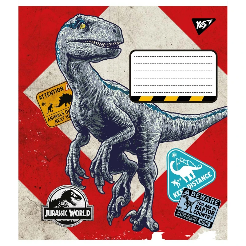 Тетрадь ученическая «Jurassic world» YES 766271 12 л. (4823092274311)(SC)  Фото №1