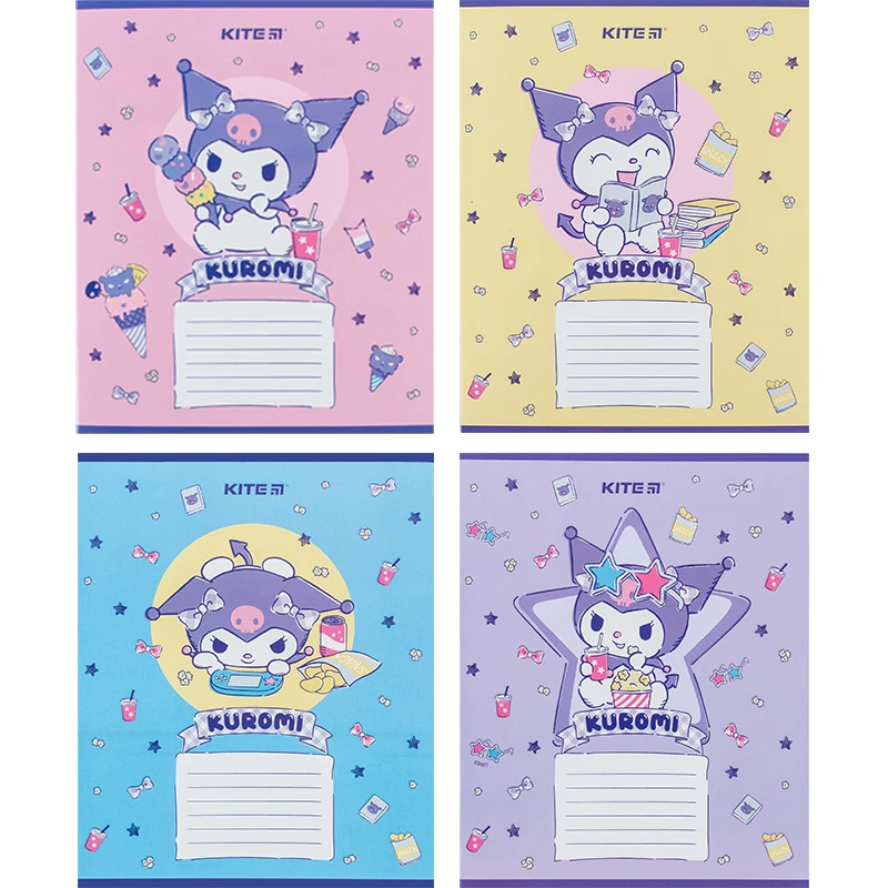 Тетрадь ученическая &quot;Kuromi&quot; Kite HK24-235-2 12 л. (4063276212580)(SC)  Фото №0