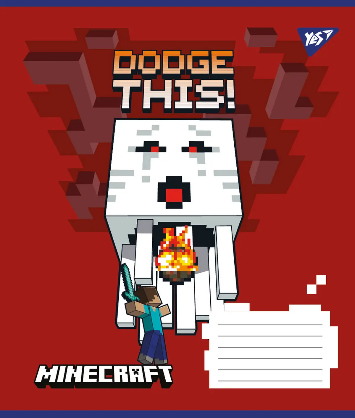 Тетрадь ученическая «Minecraft. Враждебный» YES 767211 12 л. (4823092286390)(SC)  Фото №4