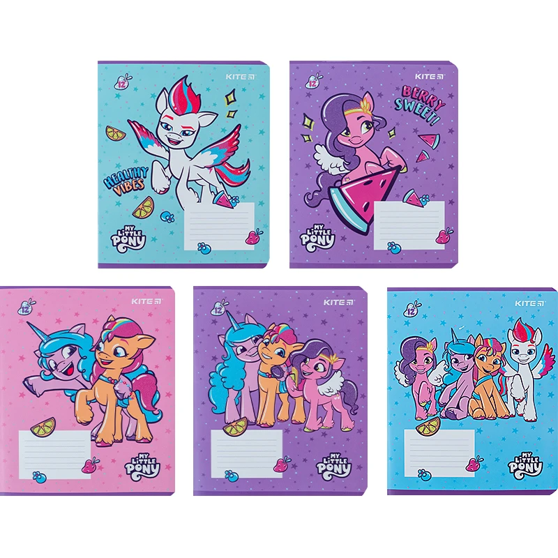 Зошит учнівський &quot;My Little Pony&quot; Kite LP24-232 12 арк. (4063276212658)(SC)  Фото №1