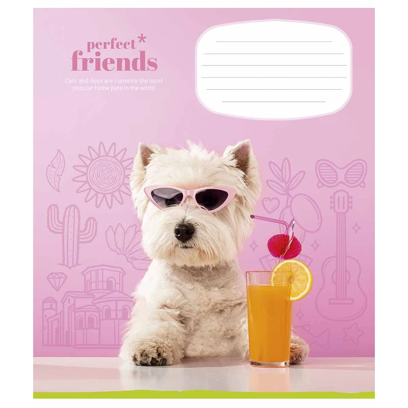 Зошит учнівський &quot;Perfect friends&quot; Школярик 012-3250C 12 арк. (482000647045603250)(SC)  Фото №3