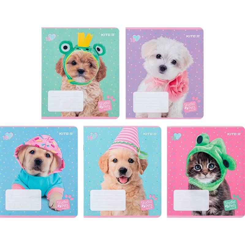 Тетрадь ученическая &quot;Studio Pets&quot; Kite SP24-236 18 л. (4063276212375)(SC)  Фото №3