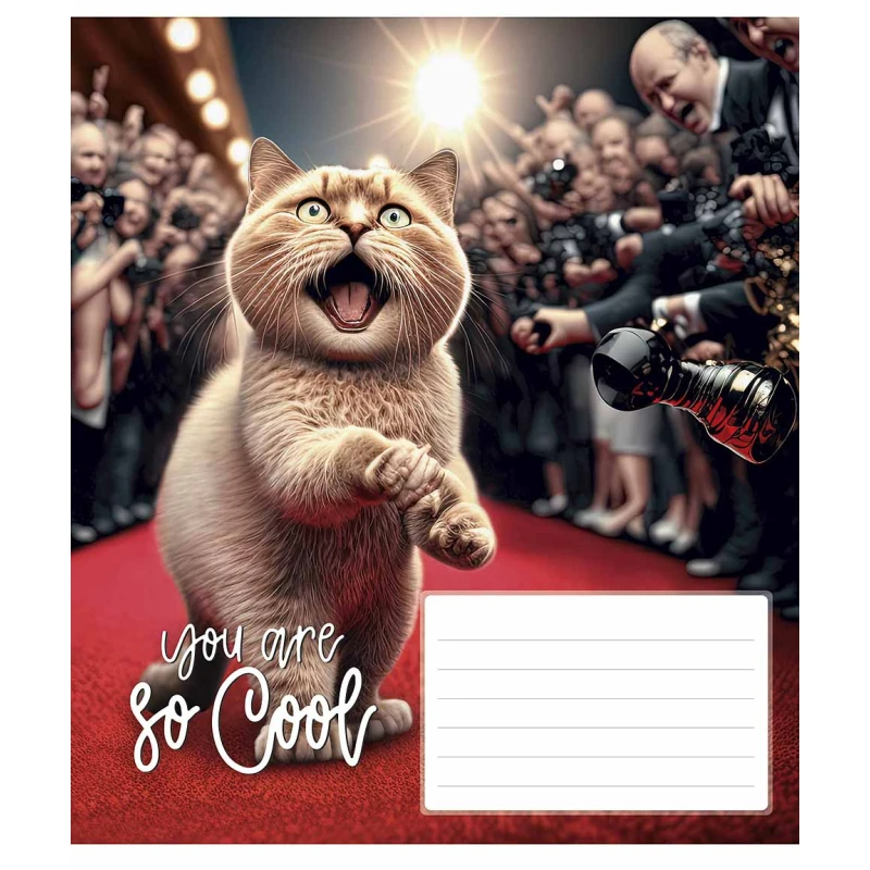 Зошит учнівський &quot;You are so cool&quot; Школярик 012-3241K 12 арк. (482000647043203241)(SC)  Фото №4