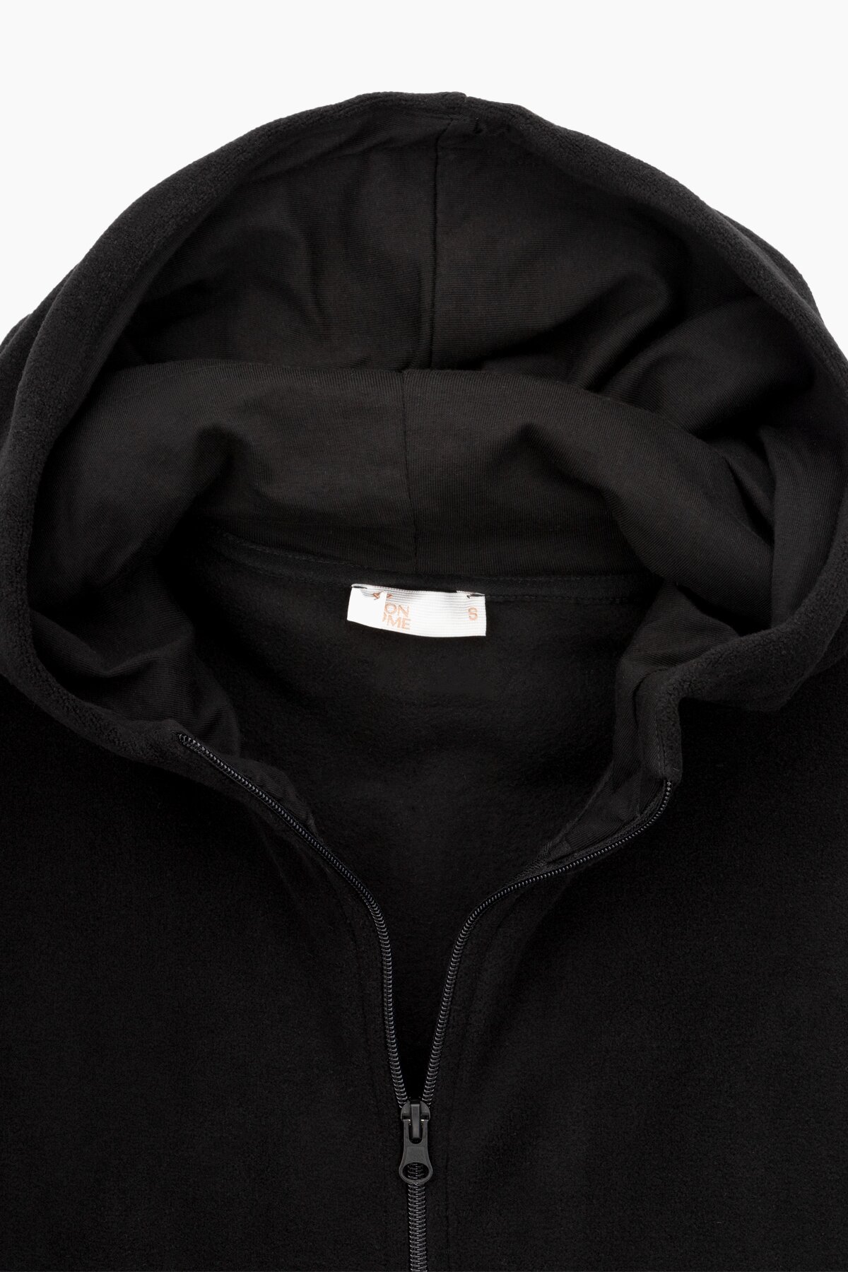 Толстовка однотонная женская On me 97233 S Черный (2000989224754W)  Фото №10