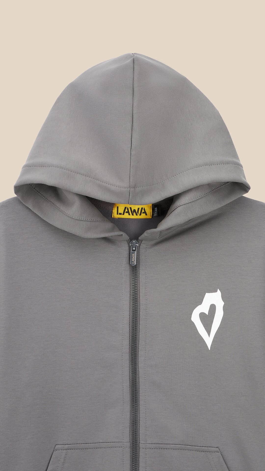 Купити Толстовка з принтом для дівчинки LAWA P-GB02343 146 см Графітовий Артикул: 2000999564116 Фото повноекранне №7