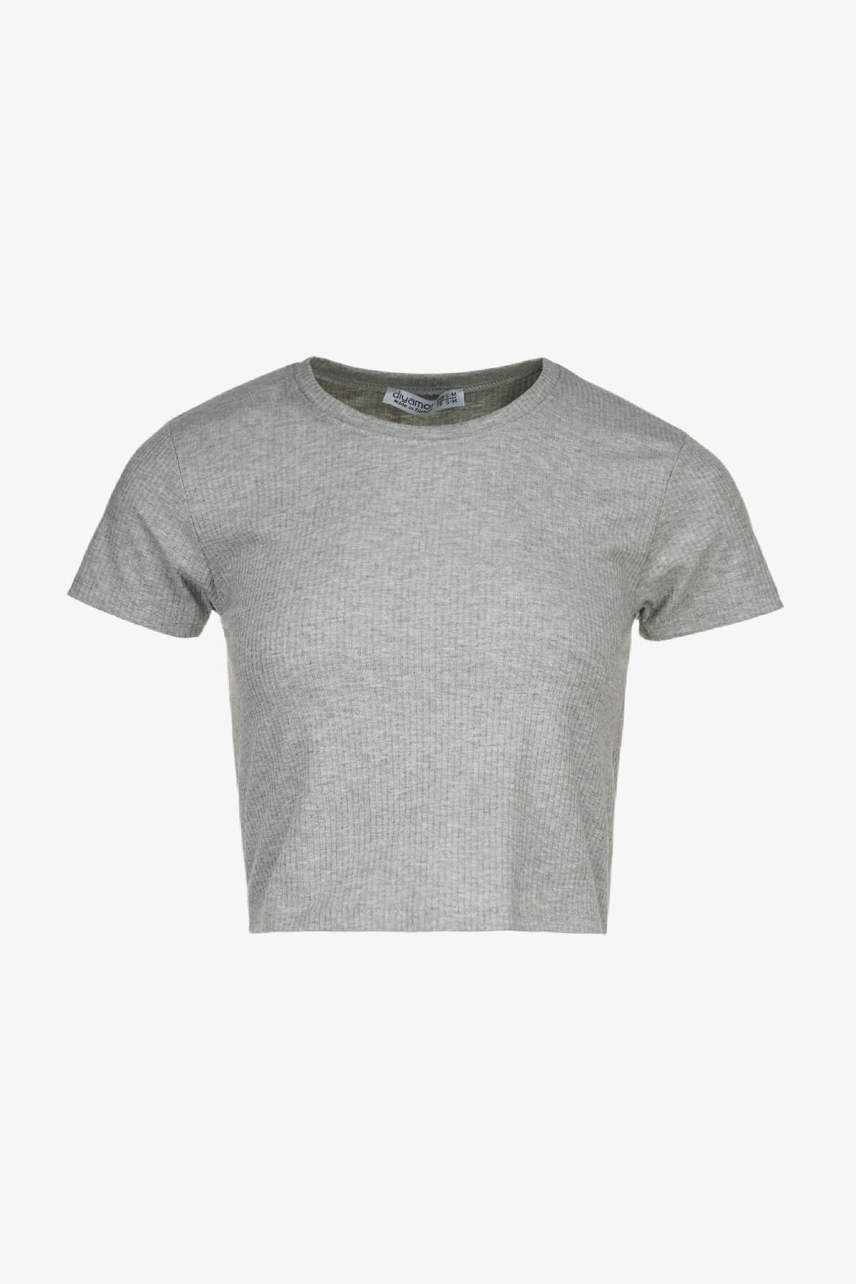 Топ однотонний жіночий  80677 L/XL Сірий  Фото №0