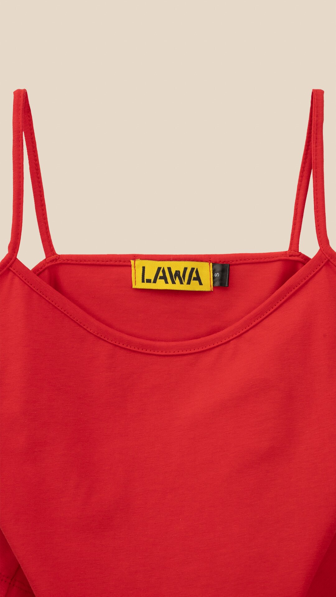 Купити Топ однотонний жіночий LAWA WBC02381 XS Червоний Артикул: 2000999483820 Фото повноекранне №9