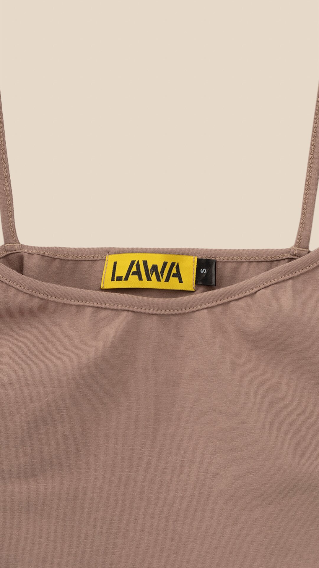 Купити Топ однотонний жіночий LAWA WBC02381 XS Мокко Артикул: 2000999483875 Фото повноекранне №9
