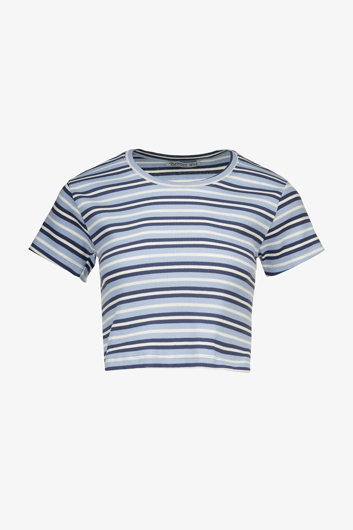 Топ з візерунком жіночий  2402 L/XL Блакитний  Фото №0