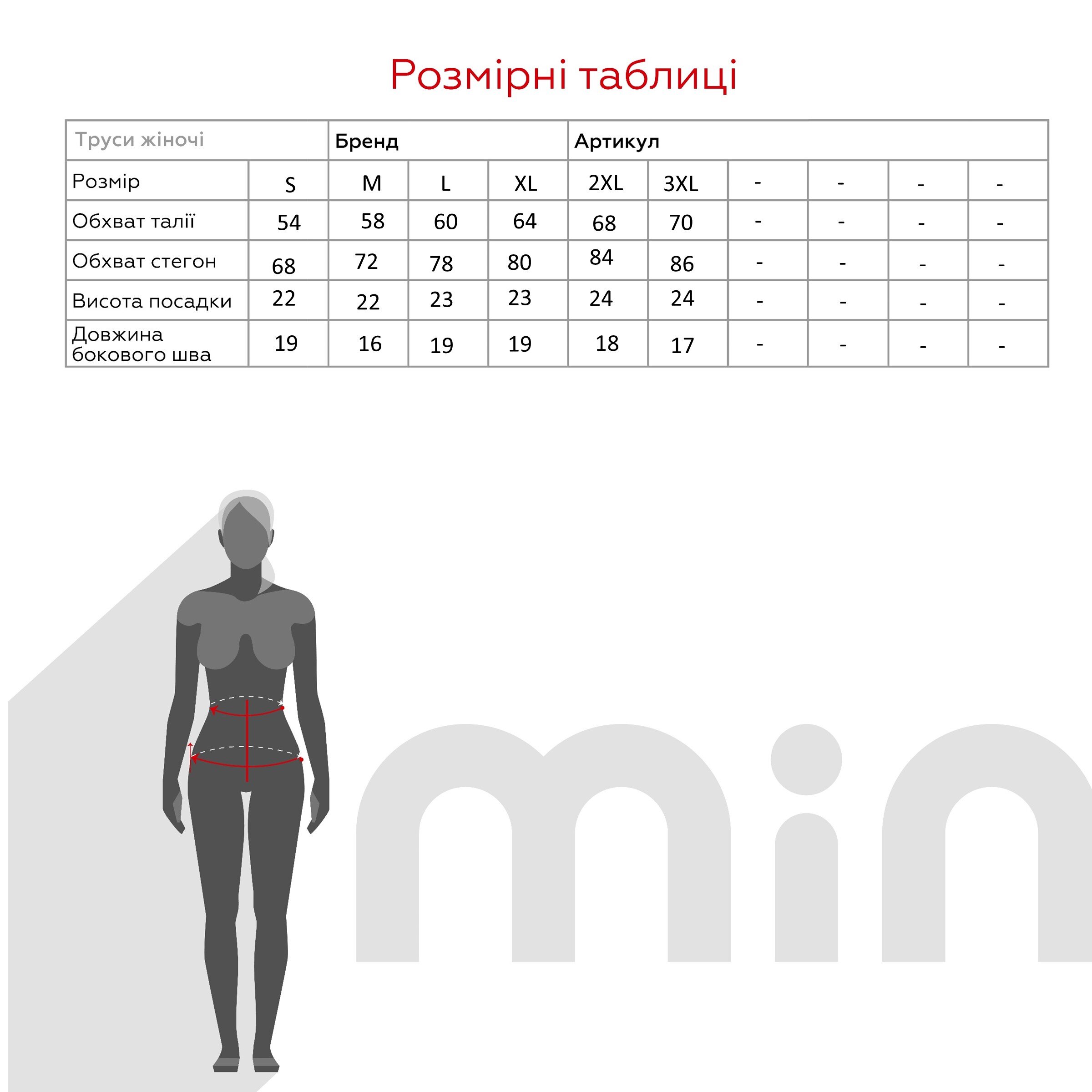 Труси жiночi, M Afina 001 Чорний (2000904079599A)  Фото №6