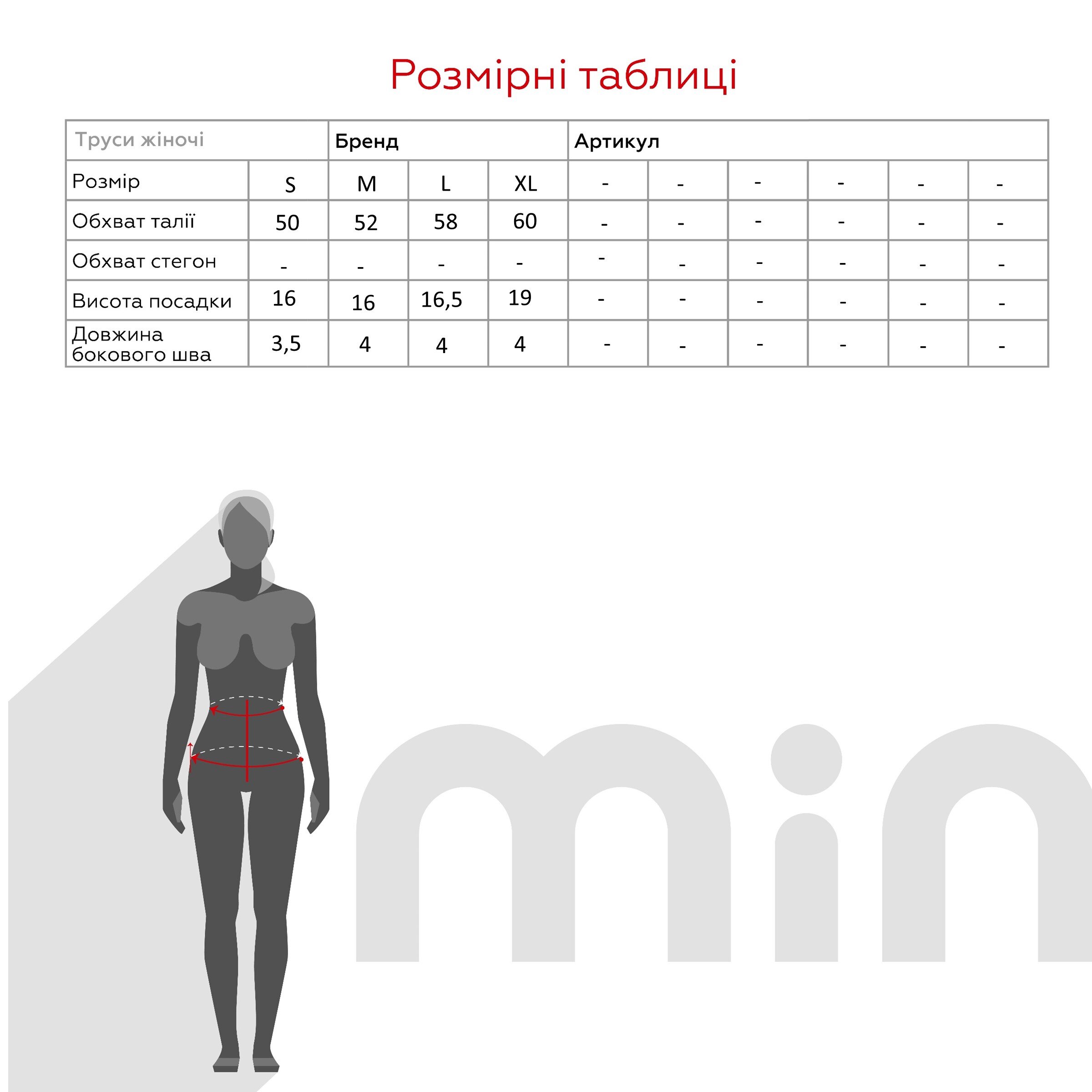 Труси Puddra 9003 L Молочний (2000990089984A)  Фото №3