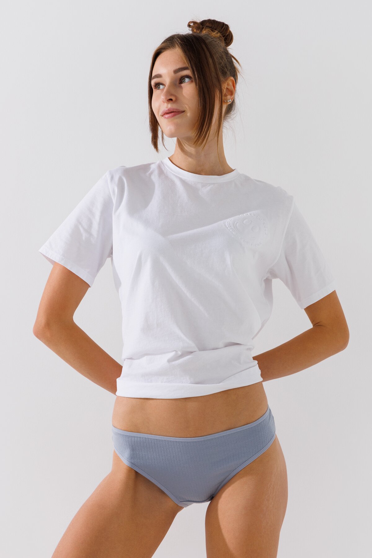 Труси жіночі Nicoletta 113243-2 XL Сірий  Фото №1