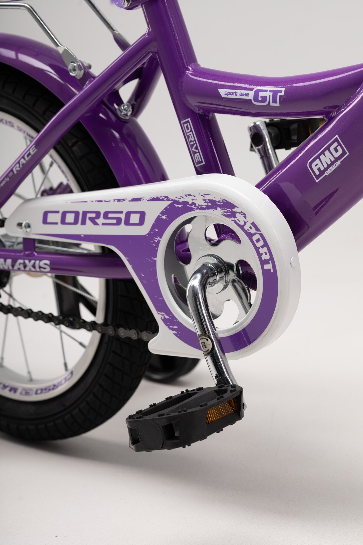 Велосипед детский «CORSO» MAXIS CL-14560 14&quot; Фиолетовый  Фото №6