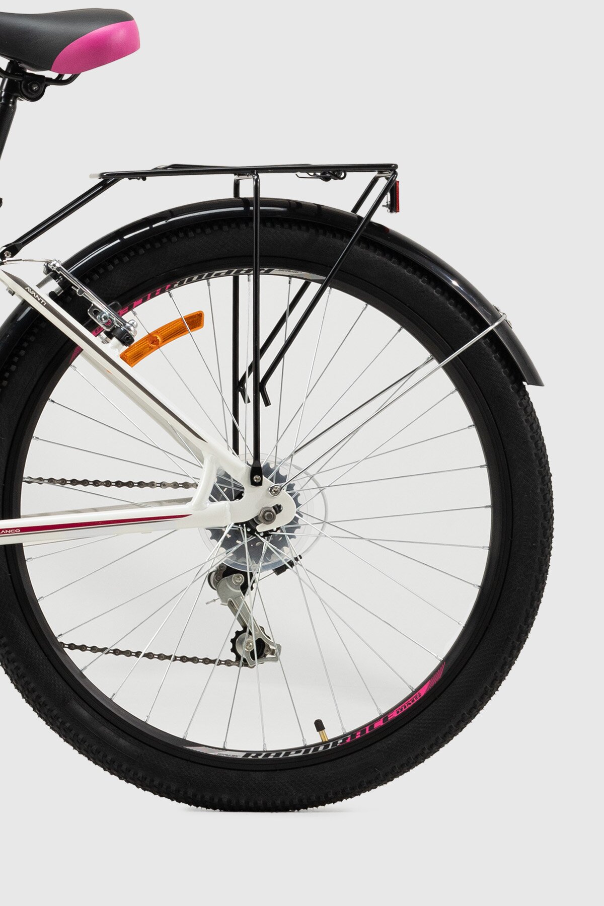 Велосипед SPELLI BLANCO RIGID 26&quot; Бело-розовый (2000990592552)  Фото №5