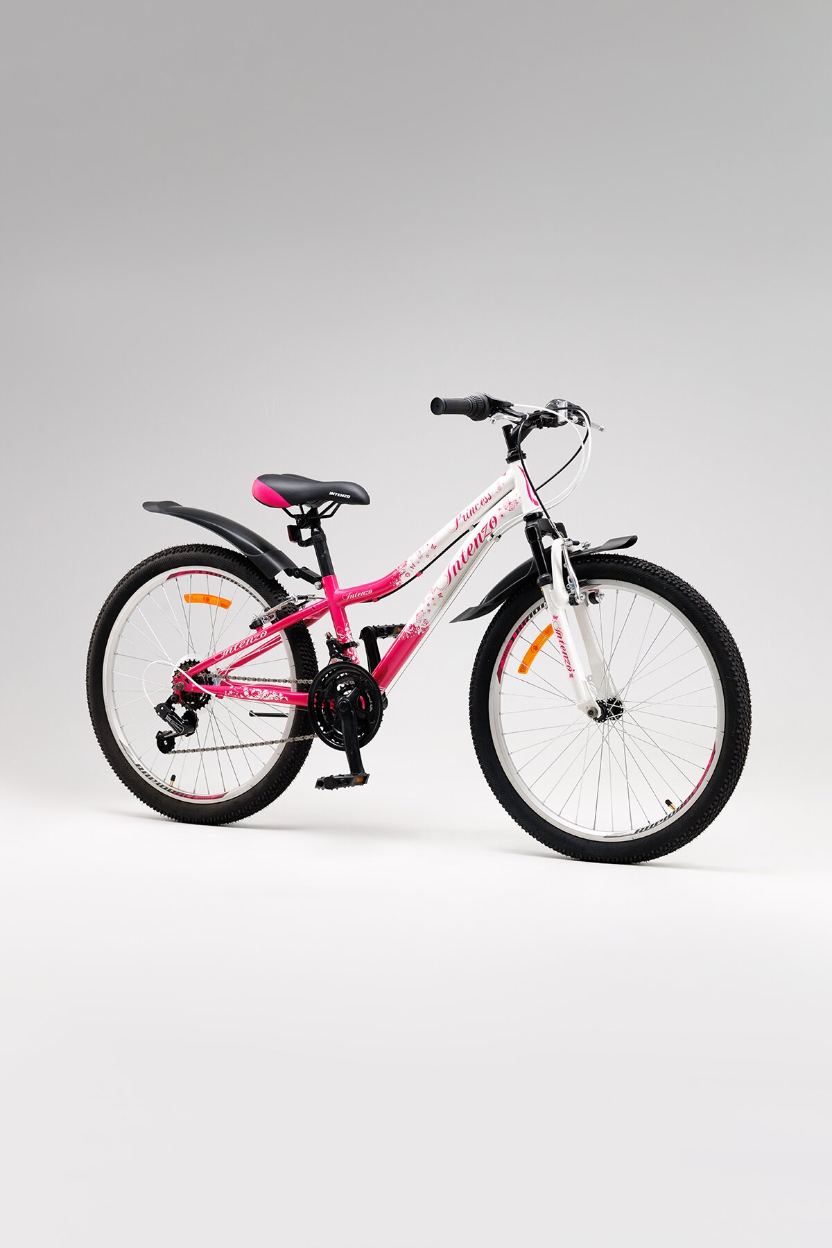 Велосипед SPELLI PRINCESS V-brake 24&quot; Біло-рожевий  Фото №0