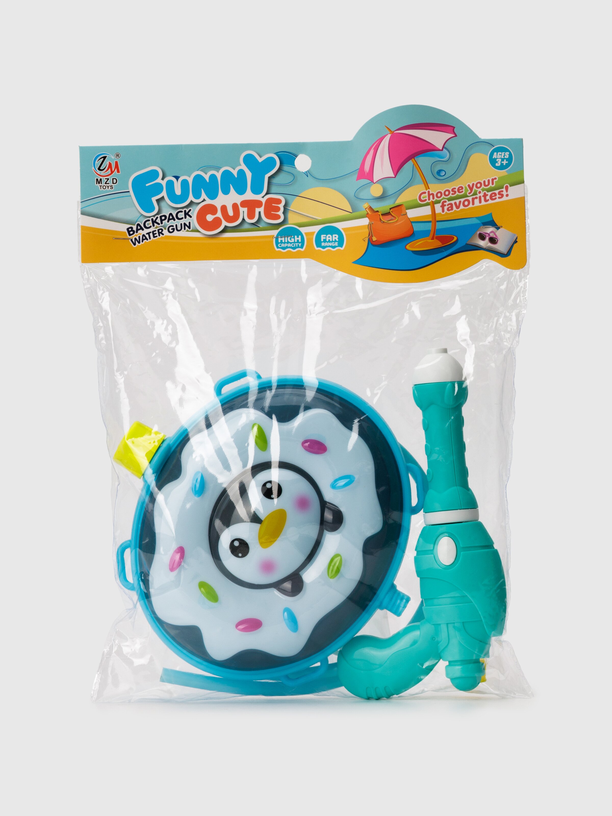 Водяна зброя-рюкзак MZD TOYS M40-10 Різнокольоровий (2002012457788)  Фото №5