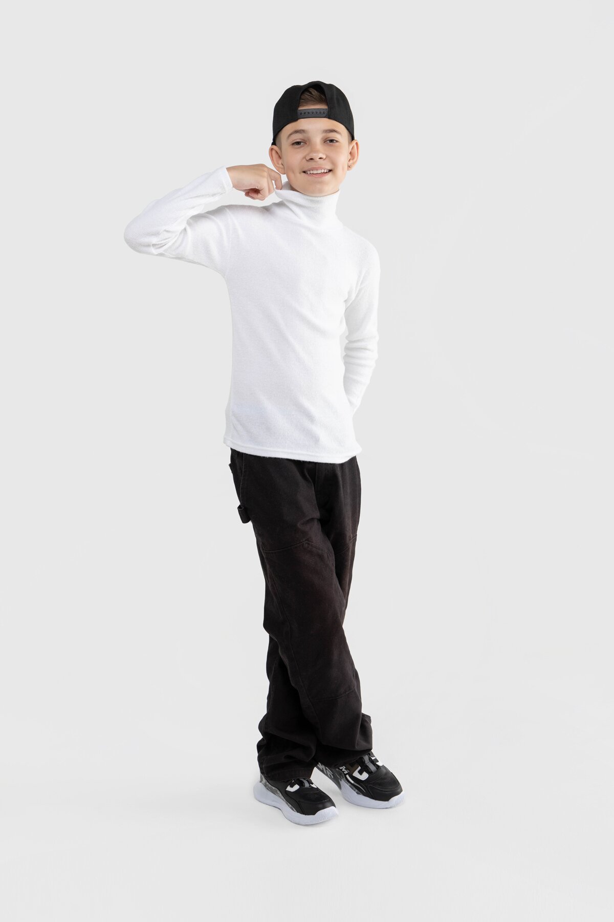 Водолазка однотонна Happy Kids 912 134 см Білий (2000989741961W)  Фото №9