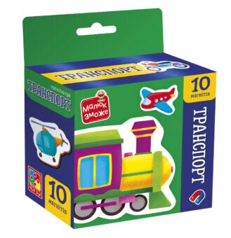 Игра развивающая Vladi Toys набор магнитов «Транспорт» VT3106-35 Разноцветный