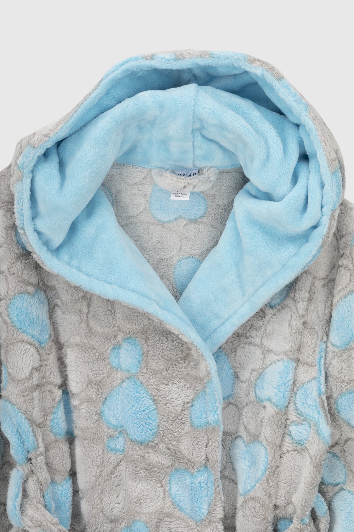 Халат жіночий POLAR Серце2 S/M Сірий (2000990160867A)  Фото №10
