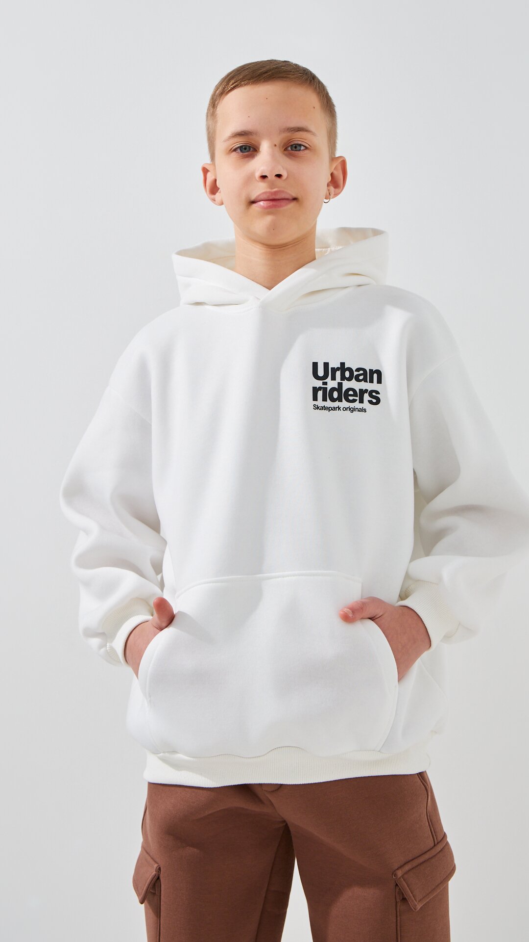 Купити Худі з принтом для хлопчика LAWA P-BB02331 152 см Молочний Артикул: 2000999403156 Фото повноекранне №1