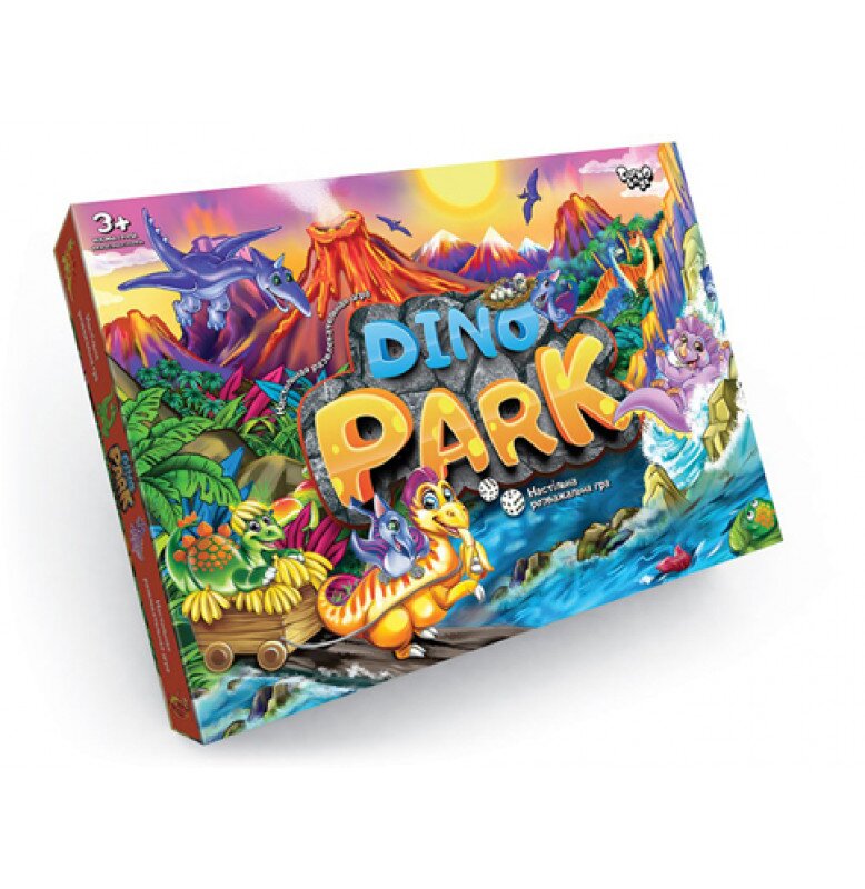 Купити Настільна розважальна гра "Dino Park" Danko Toys DTG95 Різнокольоровий Артикул: 2000903505877