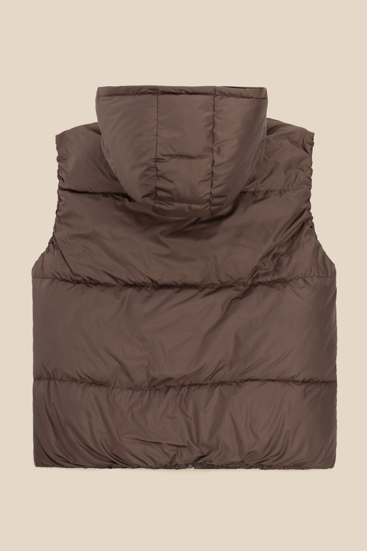 Жилет утепленный для девочки LAWA GBC02332 134 см Шоколад  Фото №14
