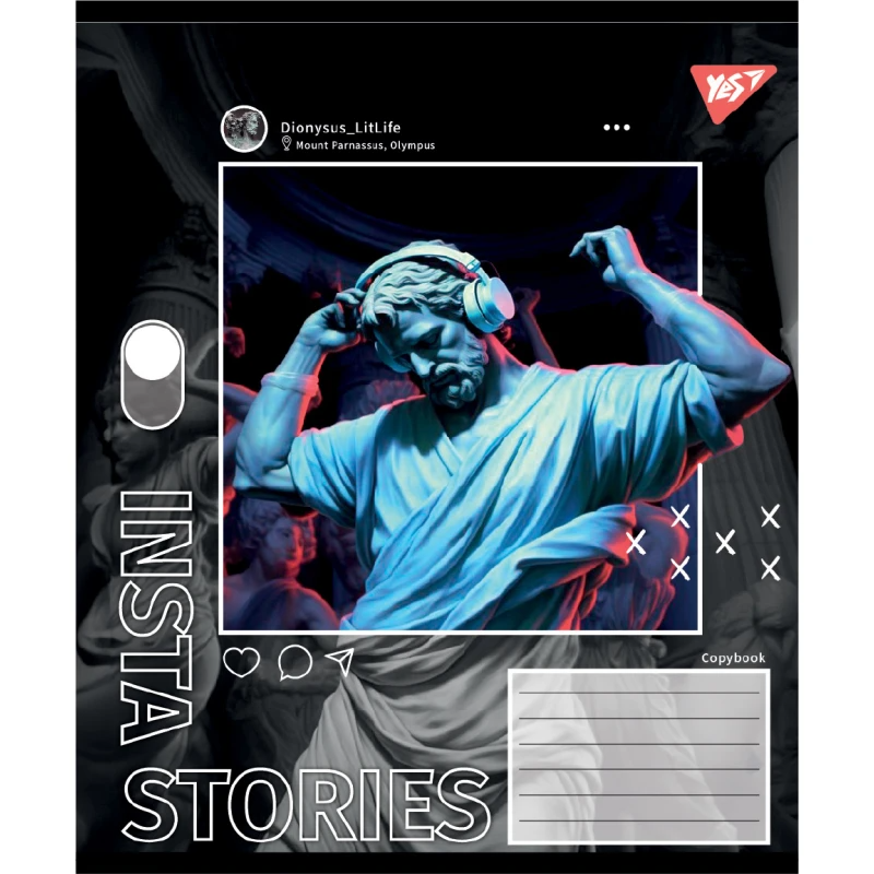 Зошит учнівський &quot;Insta Storys&quot; YES 767945 48 арк. Різнокольоровий  Фото №2