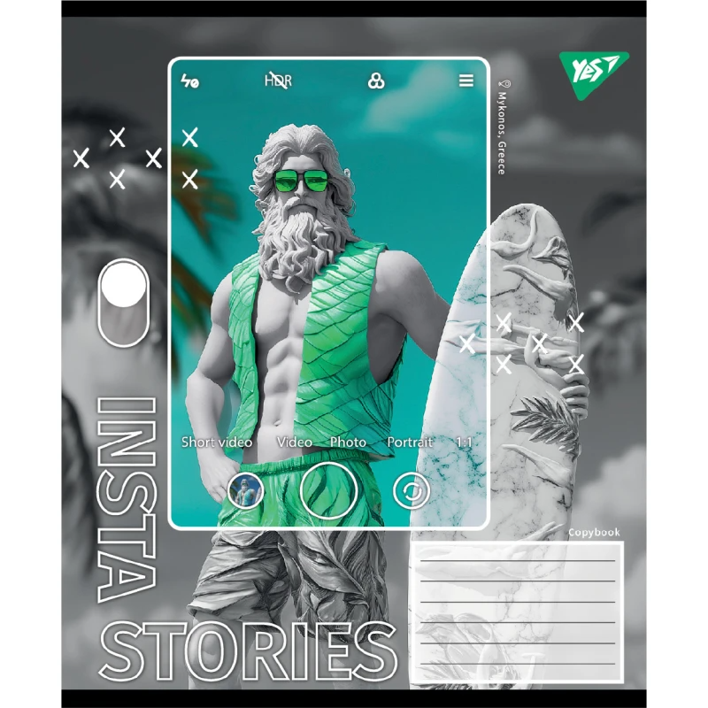 Зошит учнівський &quot;Insta Storys&quot; YES 767945 48 арк. Різнокольоровий  Фото №3